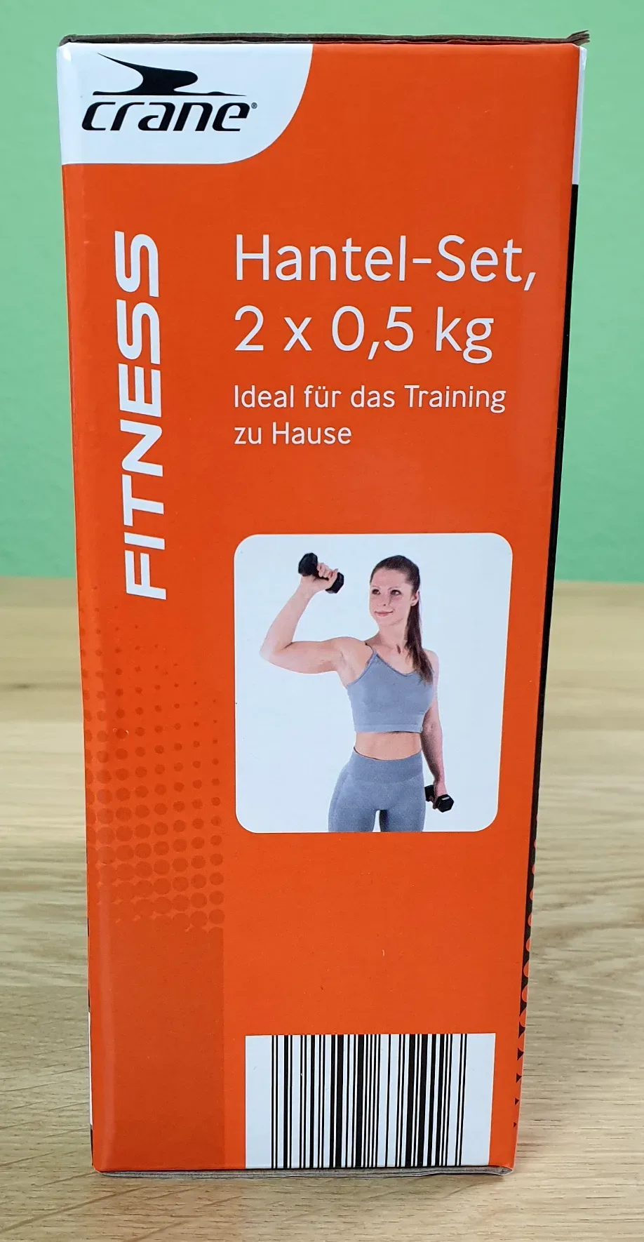 Fitness-Hantel-Set-Seite-1 Produktbild des crane Fitness Hantel Sets von der ersten Seite