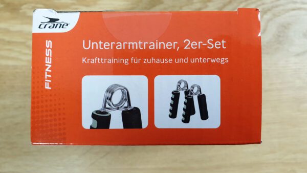 Produktbild von crane Fitness Unterarmtrainer 2er-Set von oben