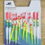 Angelpossen in der Verpackung von vorne