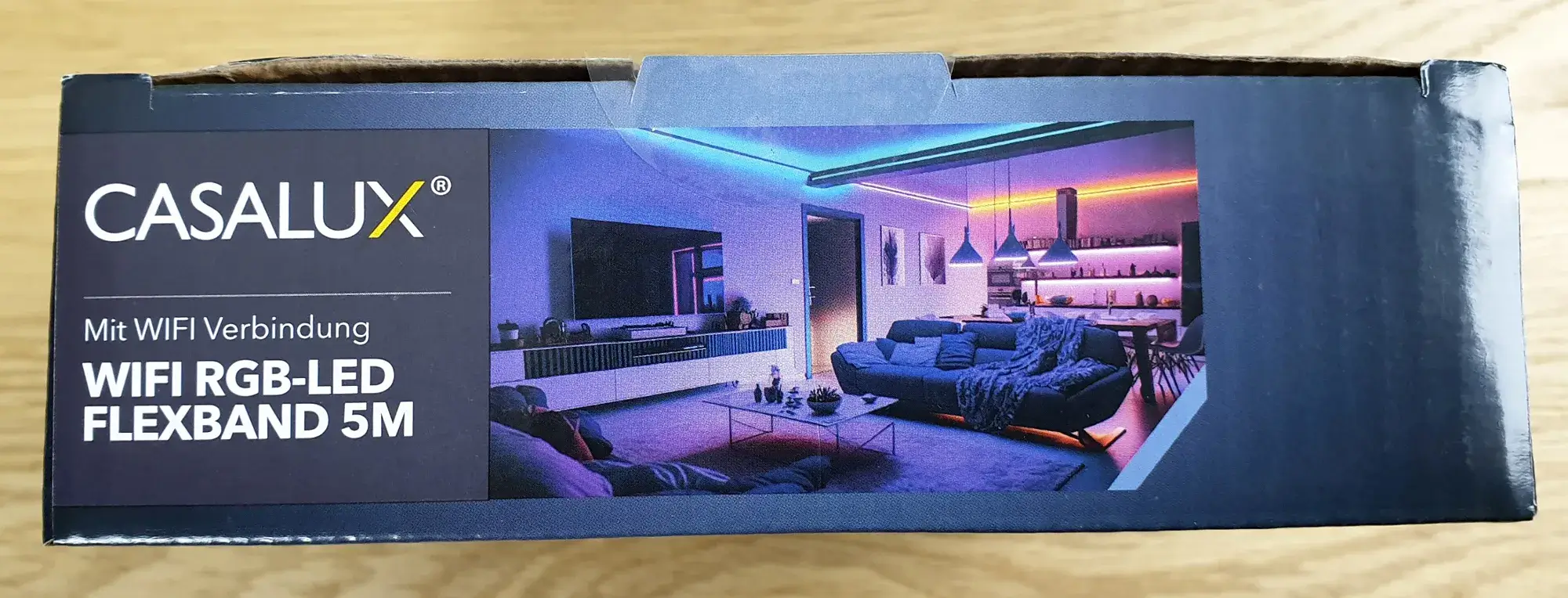 Ein Photo vom Produkt Casalux wifi rgb led flexband 5m von oben