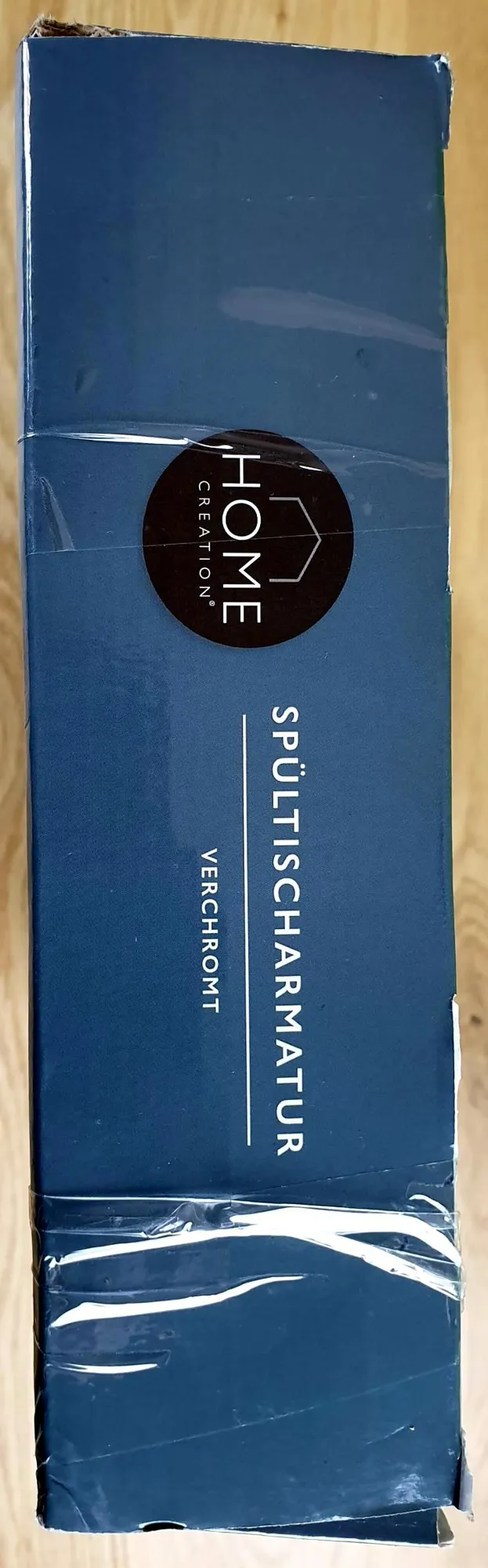Produktbild von der HomeCreation Spueltischarmatur mit Verbrüschutz von der Seite