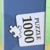 Das "Time to Travel" 1000 Teile Puzzle von der Seite.