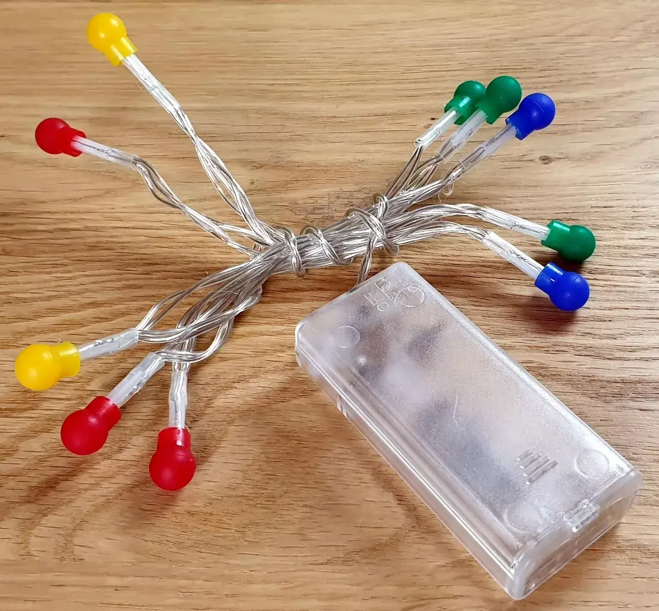 JESCollection-Lichterkette-10-LED-fairy-lights_6 Produktbild der JESCollection Lichterkette LED fairy lights mit ihren 10 LEDs ausgepackt