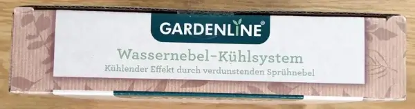 Gardenline Wassernebel Kuehlsystem 2