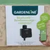 Gardenline Bluetooth-Bewässerungscompputer mit App Steuerung in seiner Verpackung von vorne ohne Farbkorrektur