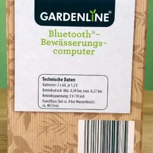 GARDENLINE® Bluetooth® – Bewässerungscomputer