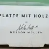 Grillplatte mit Holzbrett in groß von Nelson Müller in Ihrer Verpackung von oben.