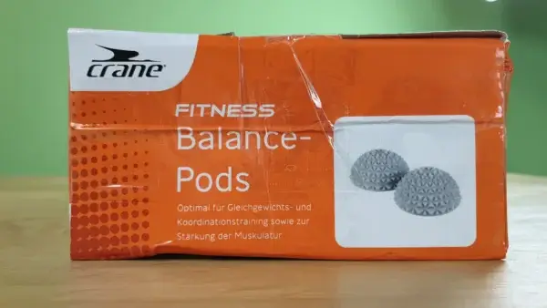 Der crane Balance-Pod in seiner Verpackung von oben.