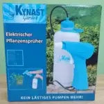 Der Kynast elektrischer Pflanzensprüher in seiner Verpackung von vorn.