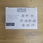 Belavi LED-Lichterkette Fußball Weltmeisterschaft Verpackung Vorderseite mit Produktansicht