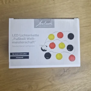 Home 21 Belavi LED-Lichterkette Deutschland Lampions – Fußball Weltmeisterschaft
