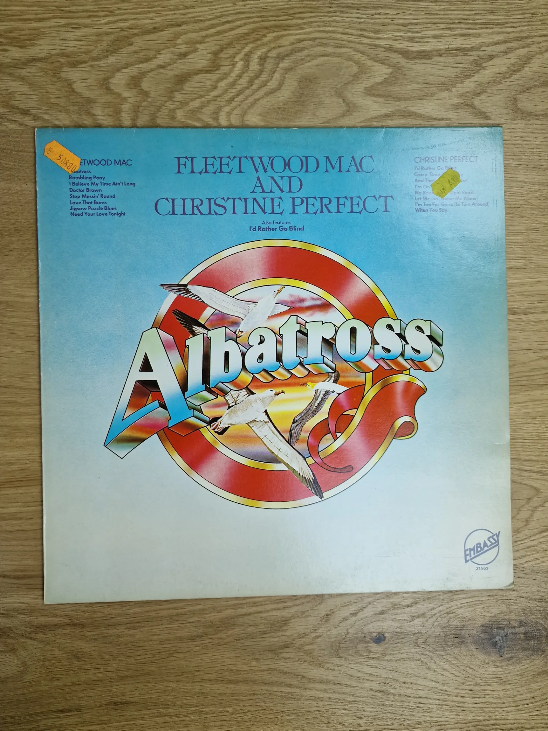 Fleetwood Mac und Christine Perfect Albatross Vinyl LP Album Cover Frontansicht
