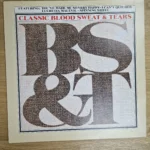 Vorderseite des Vinyl-Albums Classic Blood Sweat & Tears mit typografischem Cover-Design