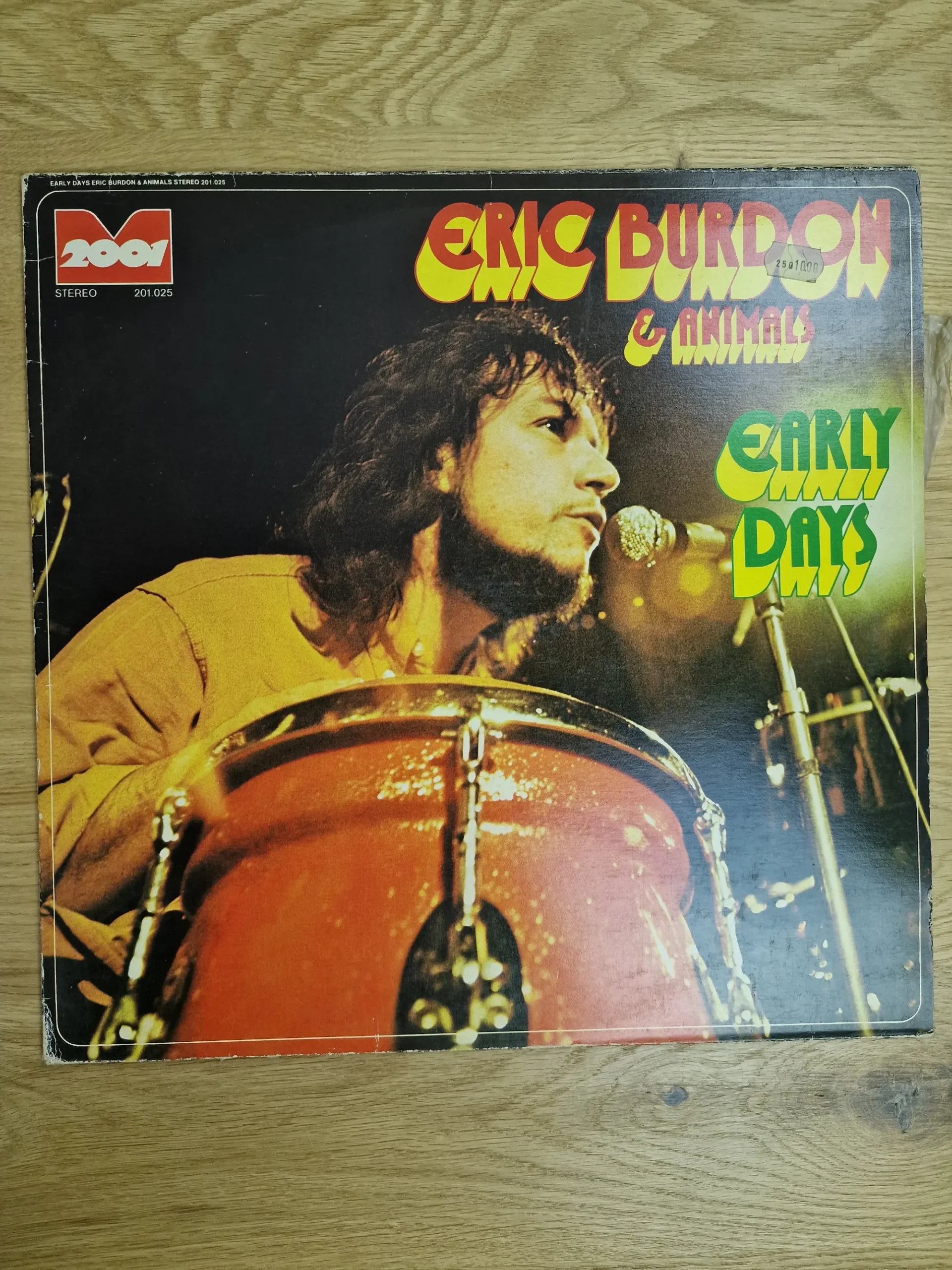 Vorderseite der Vinyl-Schallplatte Eric Burdon and Animals Early Days Cover