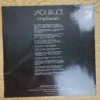 Rückseite der Vinyl-Schallplattenhülle Songs for a Tailor von Jack Bruce mit Titelliste und Line-Up-Informationen