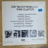 Rückseite der Schallplattenhülle 'The Blues World of Eric Clapton' (Decca SPA 387) mit detaillierter Tracklist und Künstlerangaben
