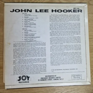 John Lee Hooker – Burnin‘ Vinyl LP (Joy Records, 1968)