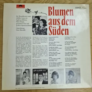 Blumen aus dem Süden – Operetten-Wunschkonzert Vinyl LP (Ingeborg Hallstein, Heinz Hoppe)