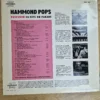 Rückseite der Vinyl-Hülle mit Titelliste und Medley-Übersicht von Klaus Wunderlich Hammond Pops