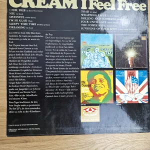 Cream – I Feel Free Vinyl LP (Karussell Star-Serie)