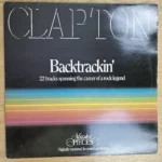 Vorderseite des Eric Clapton Backtrackin 22 Tracks Vinyl Doppelalbums