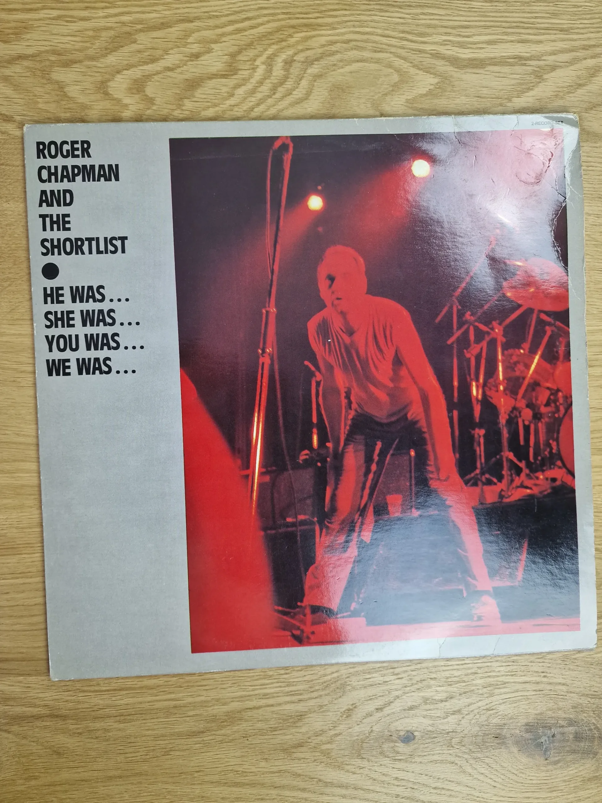 Vorderseite der Vinyl-Schallplatte Roger Chapman And The Shortlist - He Was... She Was... Doppelalbum