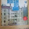 Rückseite der Vinyl-Hülle von Delta Slim City Blues mit Titelliste und Auditon Logo