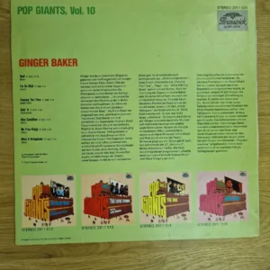 Ginger Baker – Pop Giants Vol. 10 (Vinyl LP, Brunswick Silber-Serie)