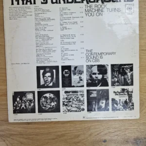 Various Artists – That’s Underground (Vinyl LP Sampler, CBS SPR 23, 1968)