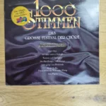 Vorderseite der Doppel-LP Vinyl 1000 Stimmen - Das große Festival der Chöre