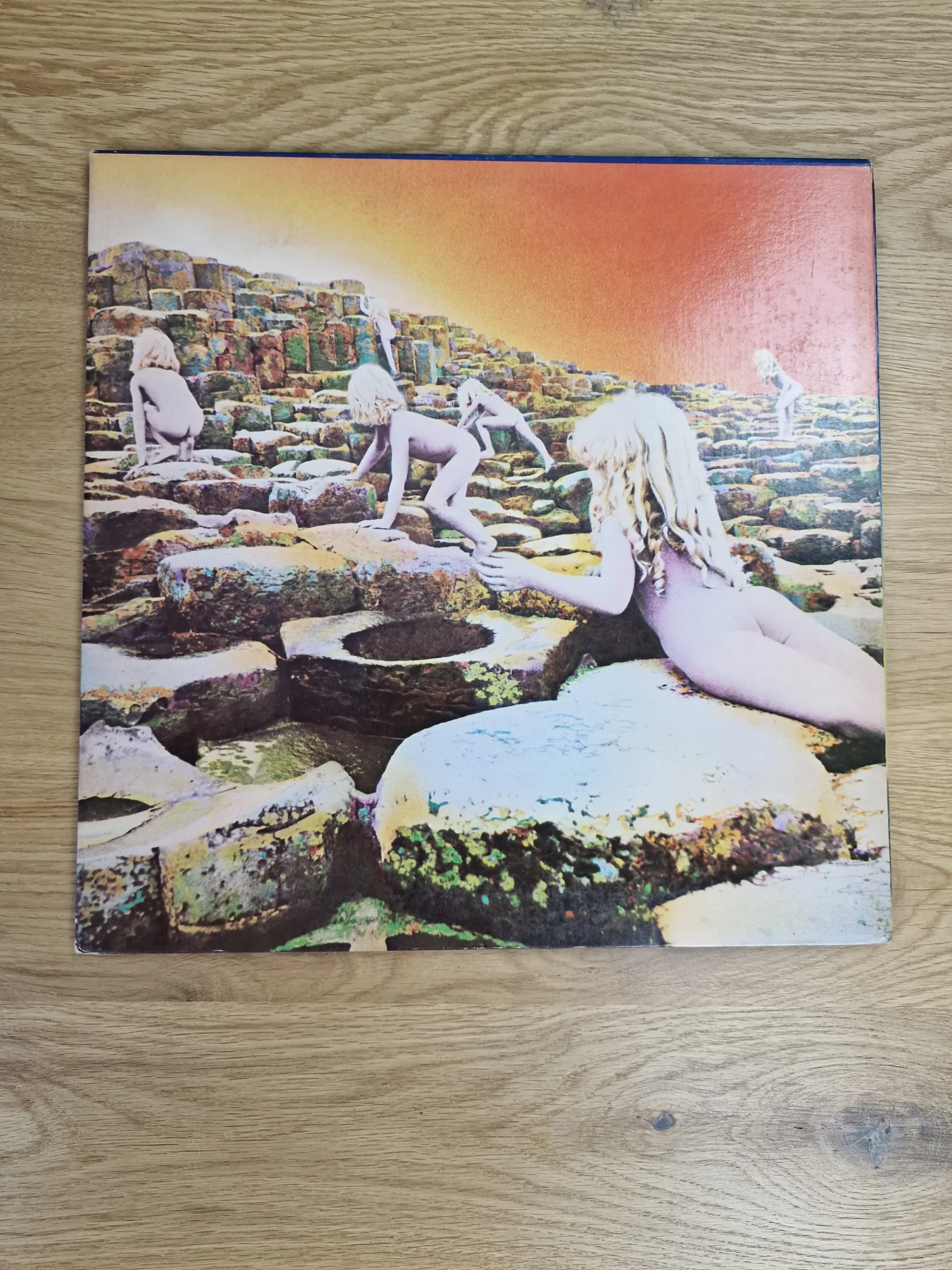 Vorderseite des Vinyl-Albumcovers Houses of the Holy von Led Zeppelin