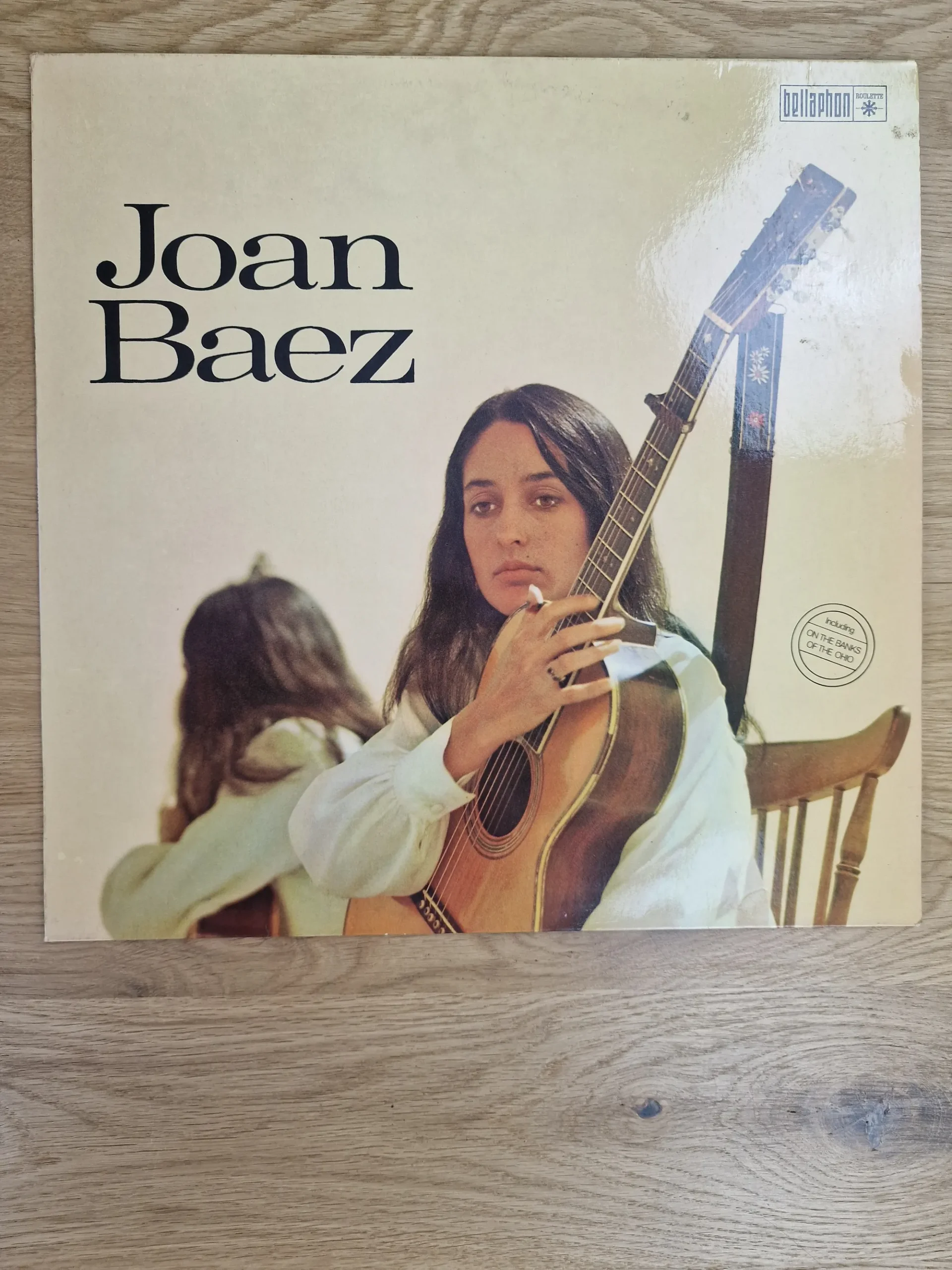 Vorderseite des Vinyl-Albums Joan Baez featuring Bill Wood and Ted Alevizos