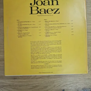 Joan Baez – Featuring Bill Wood & Ted Alevizos (Vinyl LP, Bellaphon)