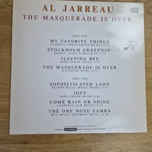 Al Jarreau – The Masquerade Is Over Vinyl LP