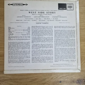 West Side Story – Original Broadway Cast Recording Vinyl LP (CBS Stereo)