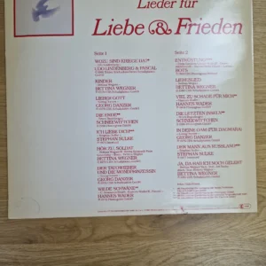 Vinyl LP „Lieder für Liebe & Frieden“ – Sammler-Kompilation (1982)