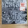 Vorderseite der Vinyl-Schallplatte Wheels of Fire von der Band Cream mit silber-schwarzem Artwork