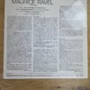 Rückseite des Vinyl LP Covers mit Linernotes und Tracklist zu Maurice Ravel Bolero