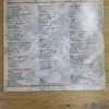 Rückseite des Vinyl-Covers Jack Bruce Willpower mit vollständiger Titelliste und Mitwirkenden