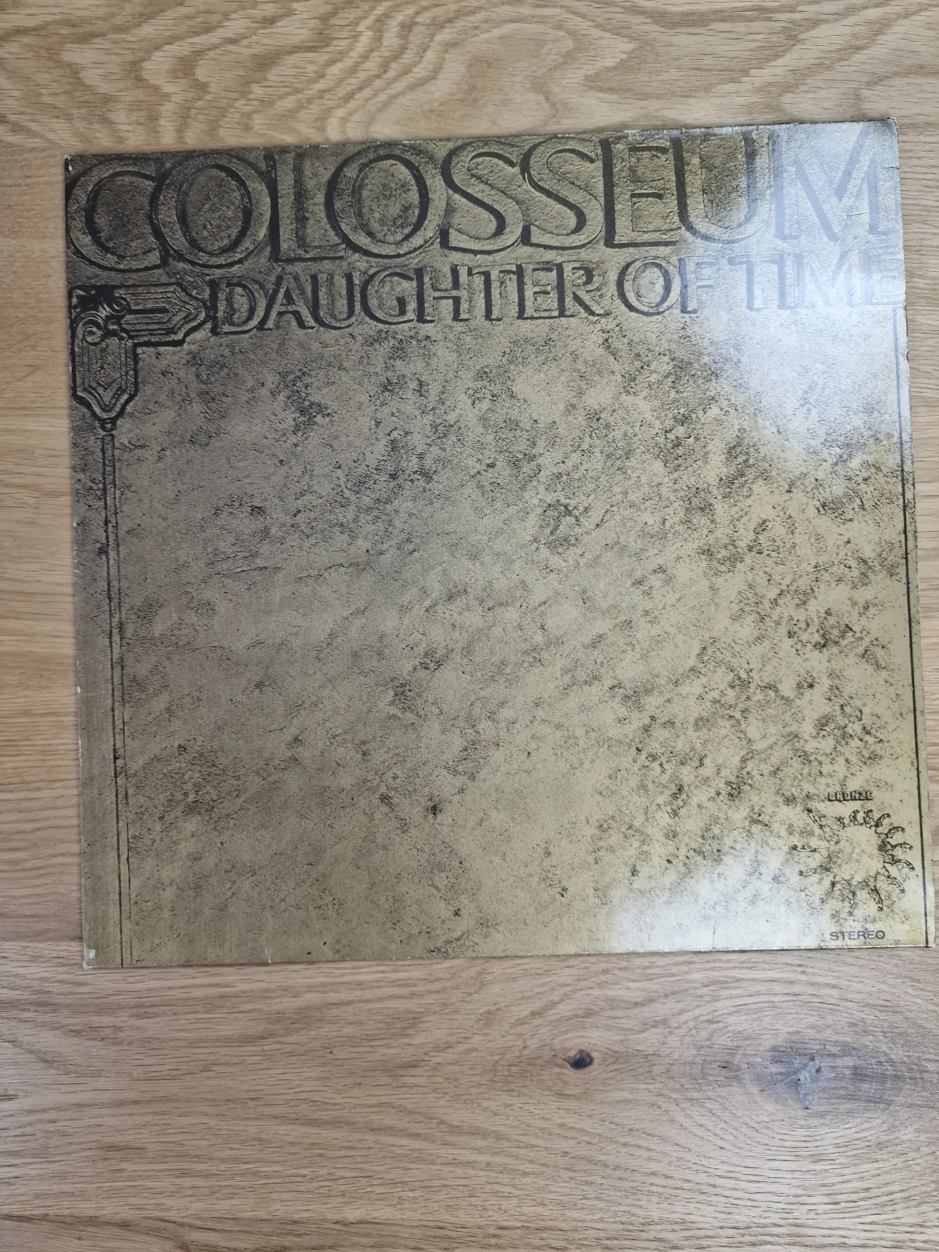 Vorderseite der Schallplatte Colosseum Daughter of Time Bronze Records