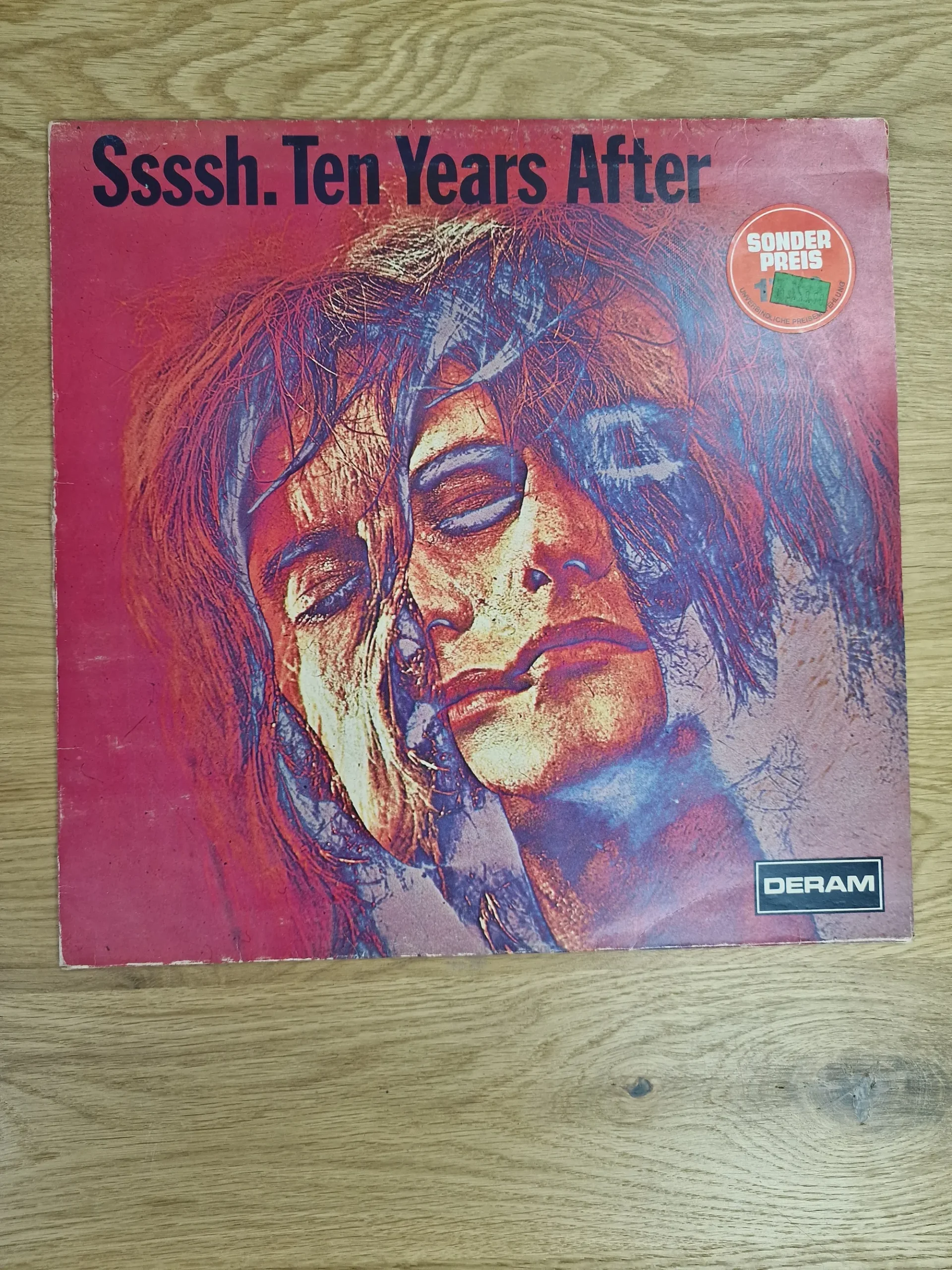 Cover-Vorderseite der Vinyl LP Ssssh. von Ten Years After auf Deram Label