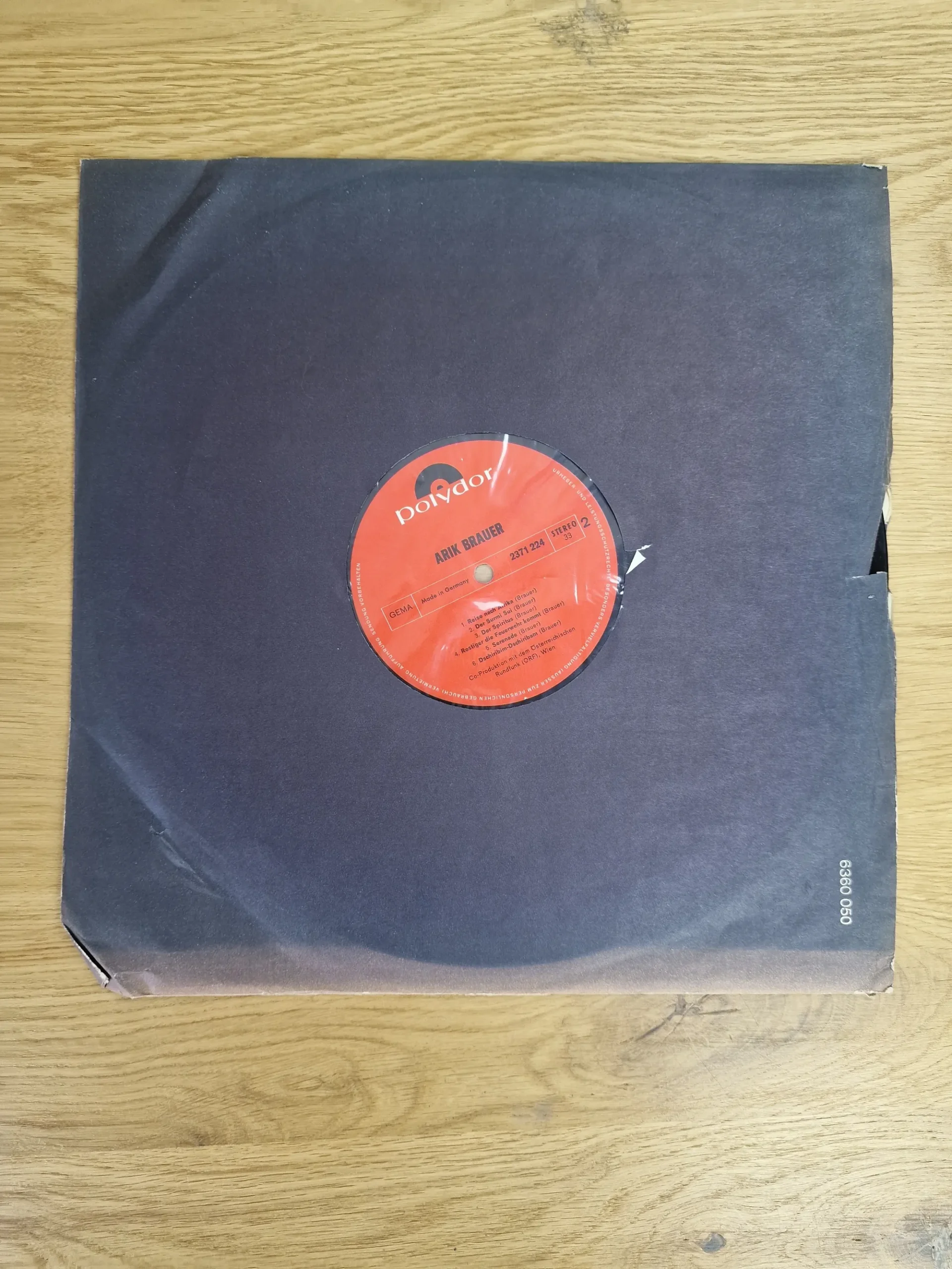 Arik Brauer Vinyl LP Schallplatte Polydor Rotes Label Seite 2