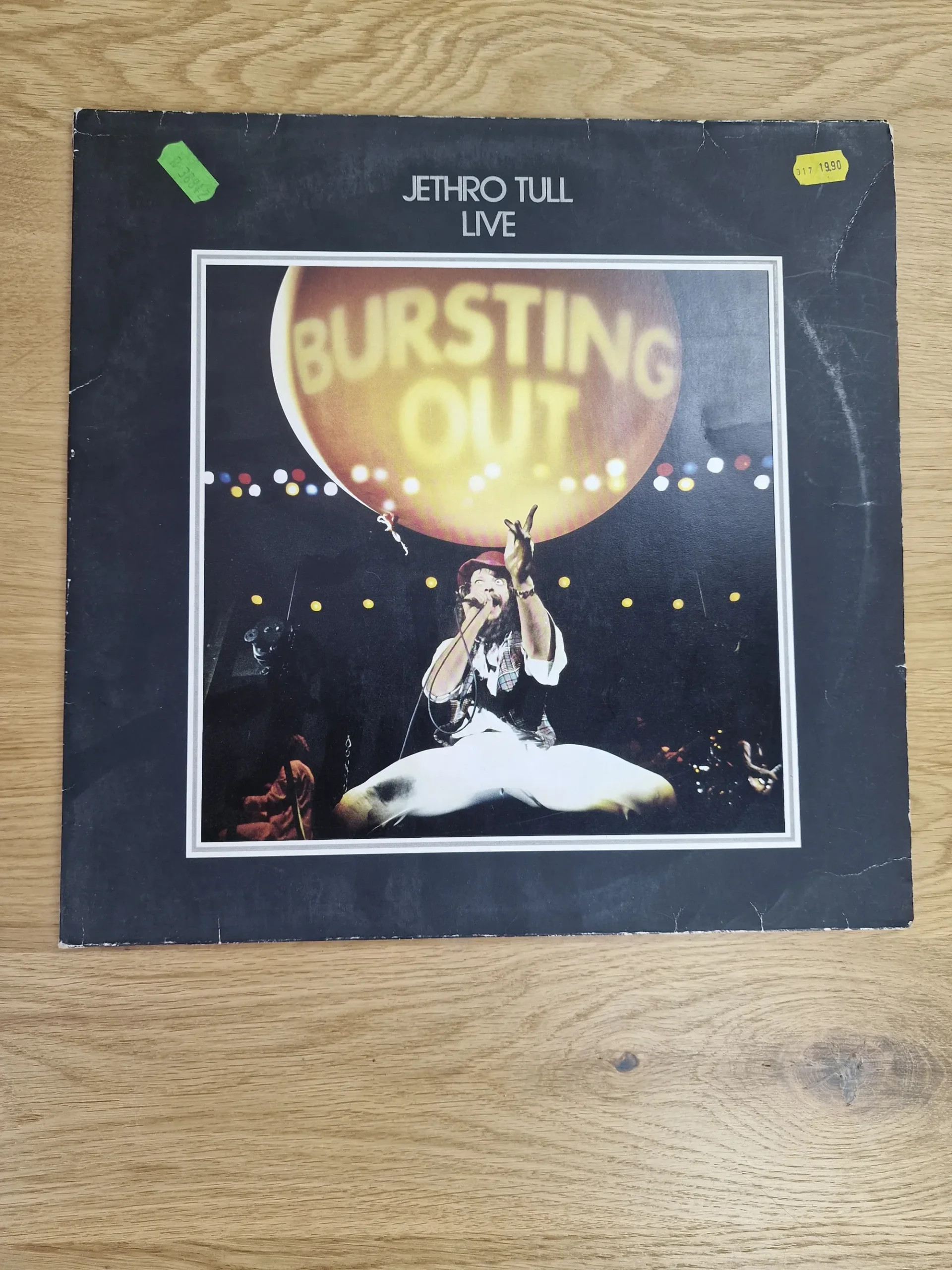 Jethro Tull Live Bursting Out Schallplatten Album Cover Frontansicht