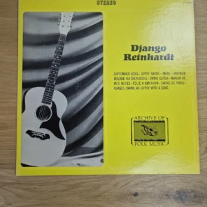 Django Reinhardt – Archive of Folk Music Vintage Vinyl LP (FS-212)
