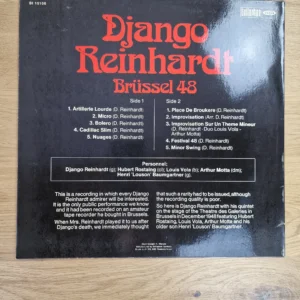 Django Reinhardt – Brüssel 48 Vinyl LP (Bellaphon / Disques Vogue)