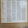 Rückseite der Vinyl LP Leo Brouwer mit Tracklist und ausführlicher Beschreibung