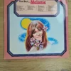 Rückseite der Vinyl Hülle The Best... Melanie mit vollständiger Trackliste aller 4 Seiten und bunter Illustration