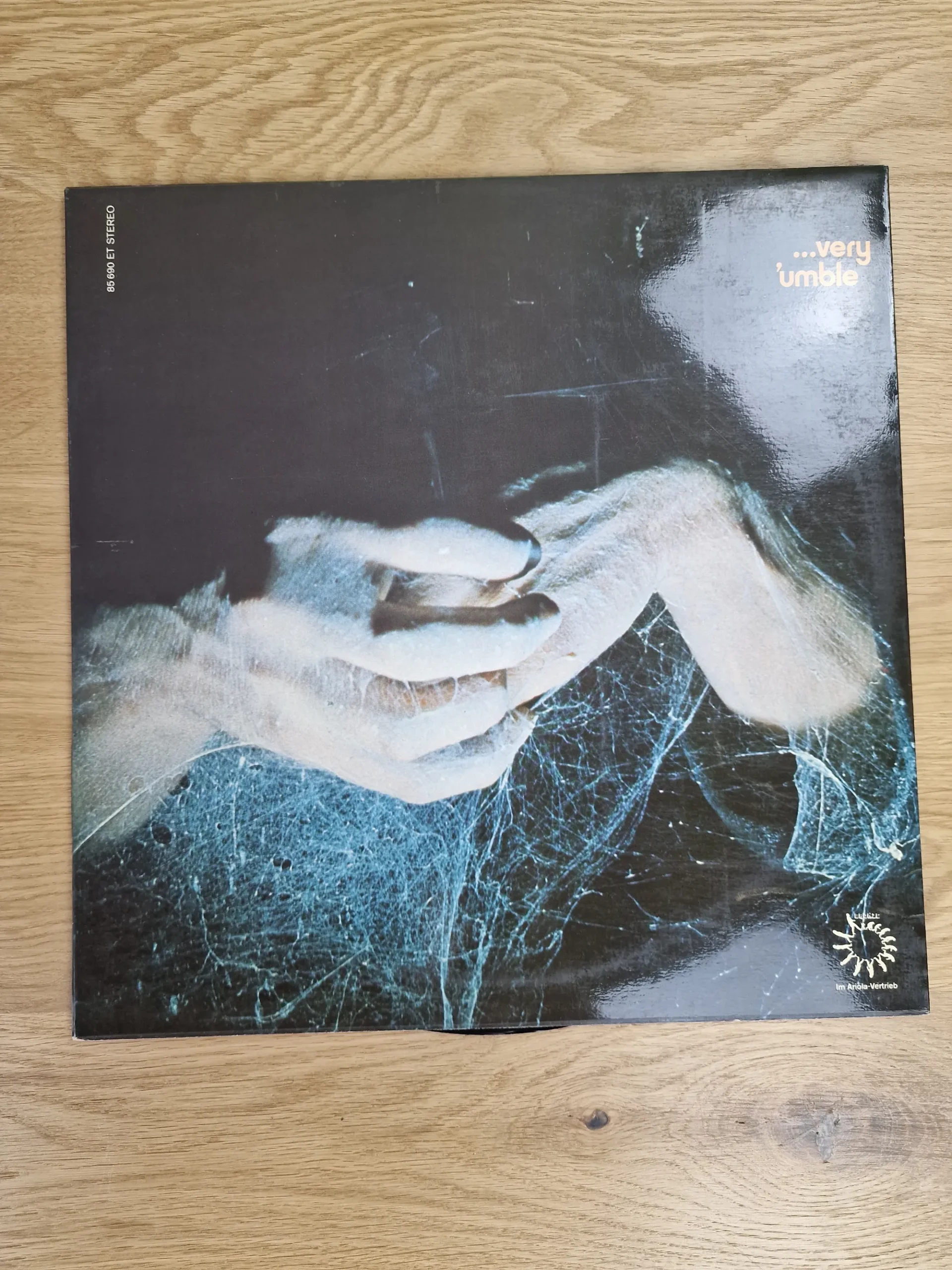 Rückseite des Vinyl-Covers ...Very 'Eavy ...Very 'Umble von Uriah Heep