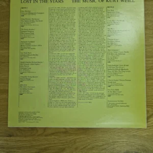 Vinyl LP ‚Lost in the Stars – The Music of Kurt Weill‘ (AMIGA, 1989)