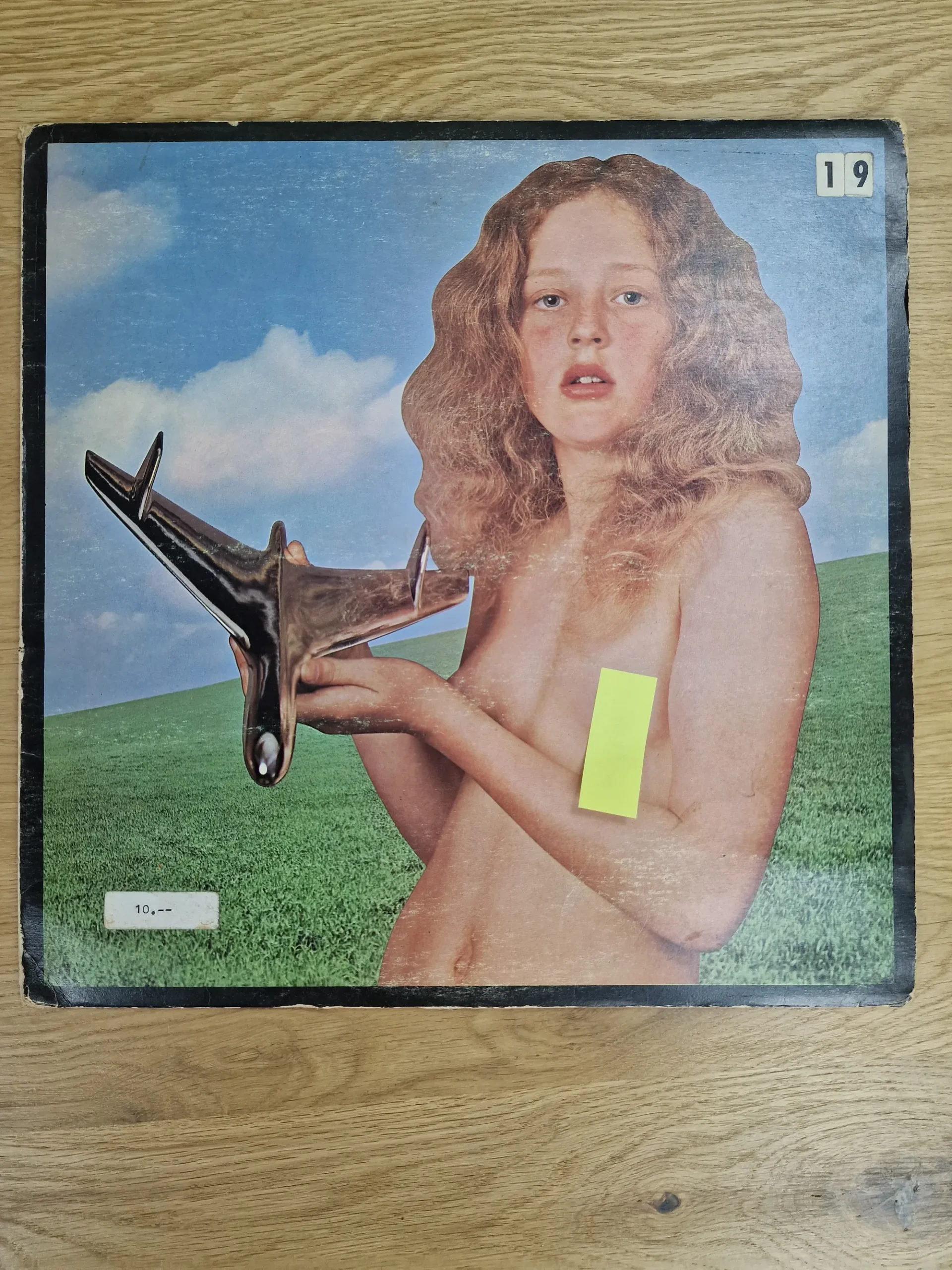 Vorderseite der Blind Faith Vinyl LP Hülle mit dem ikonischen Motiv